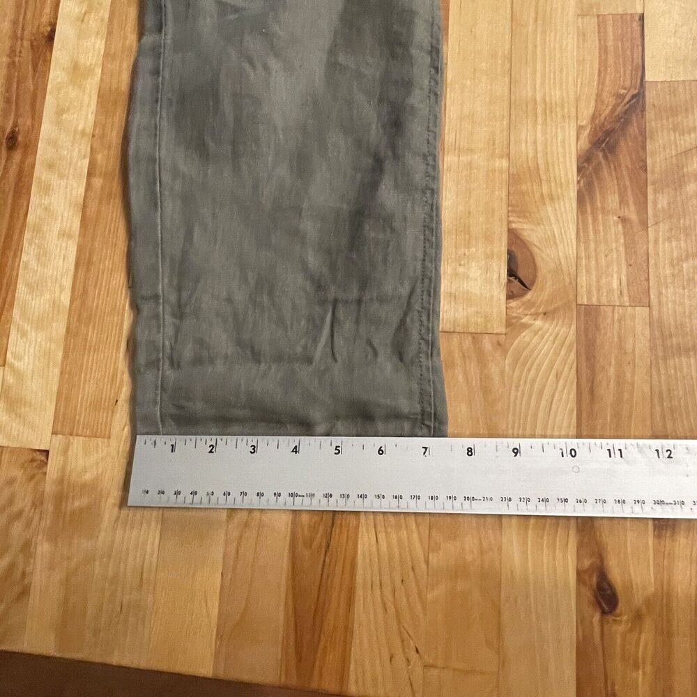 J Jill Love Linen Pants Wide Leg Ankle Crop Lagenlook Boho Minimalist‎ Womens M - Picture 9 of 10